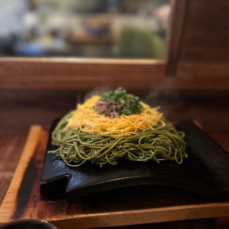 瓦そば　特盛（麺2倍）(瓦そば シガ食堂)