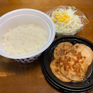チキン定食 肉4枚(松屋 国立店（マイカリー食堂併設）)