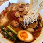 焼豚ラーメン、ニンニク(焼豚ラーメン三條 葛飾店)
