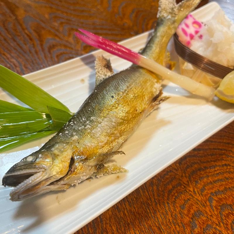 鮎の塩焼き(すし処 さくら)