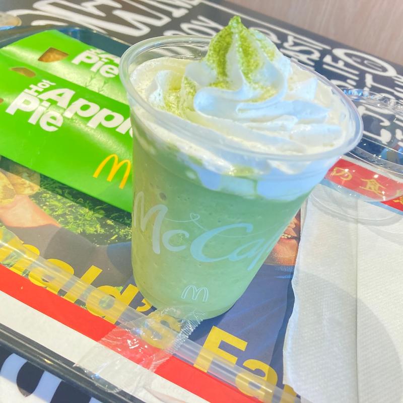 抹茶フラっぺ＆アップルパイ(マクドナルド 渋川店 )