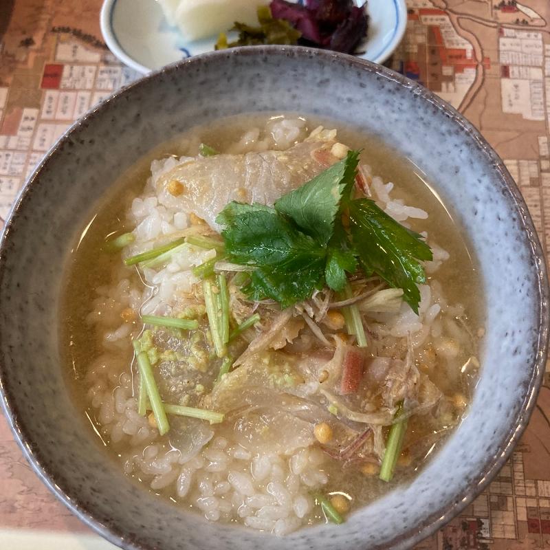 鯛茶漬け(萩八景 雁嶋別荘 )