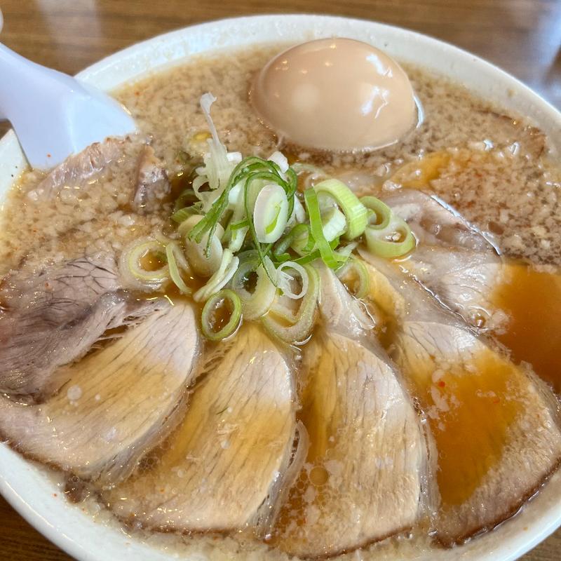 ラーメン　肉増し　味玉(まよさわ)