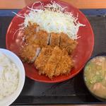 ダブルロースカツ定食(かつや 千葉八千代店)