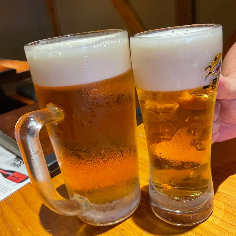 よ！男前！キリン一番搾り生ビール(名古屋駅古民家居酒屋　銑)