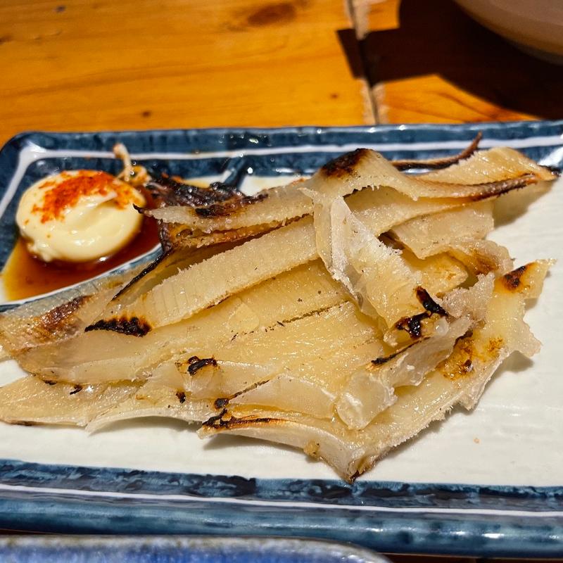 エイヒレ炙り(名古屋駅古民家居酒屋　銑)