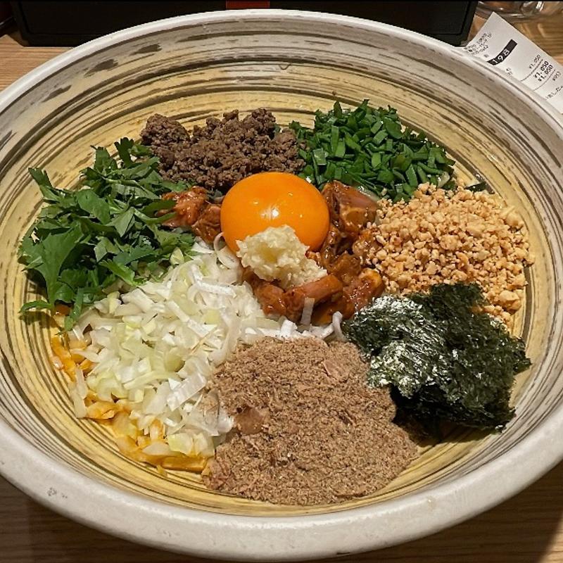 まぜひつじ(自家製麺 MENSHO TOKYO)