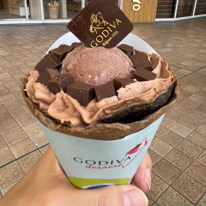 クレープ(ゴディバ 東京ドームシティラクーア店)