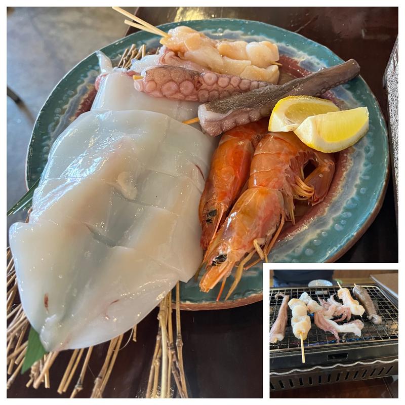 磯はん浜焼きセット(浜焼き 牡蠣小屋寿司酒場 磯はん)