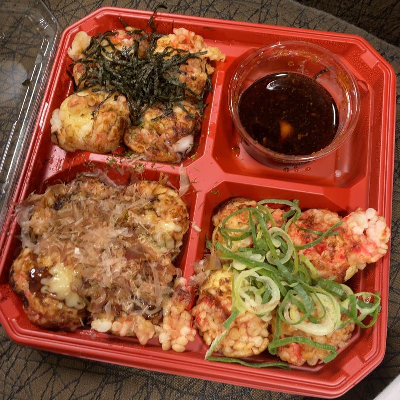 おはこ三種盛(たこ焼き 十八番 道頓堀店)