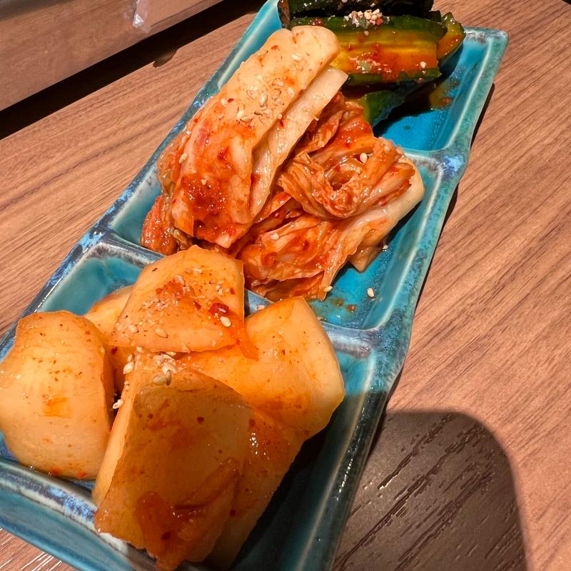 キムチ盛り合わせ(焼肉うしゆき)