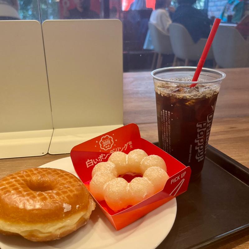 白いポンデリング(ミスタードーナツ 銀座ナインショップ)