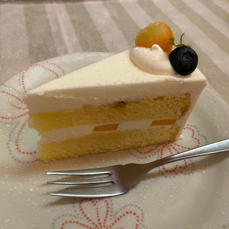 メロンのショートケーキ(まとい亭)