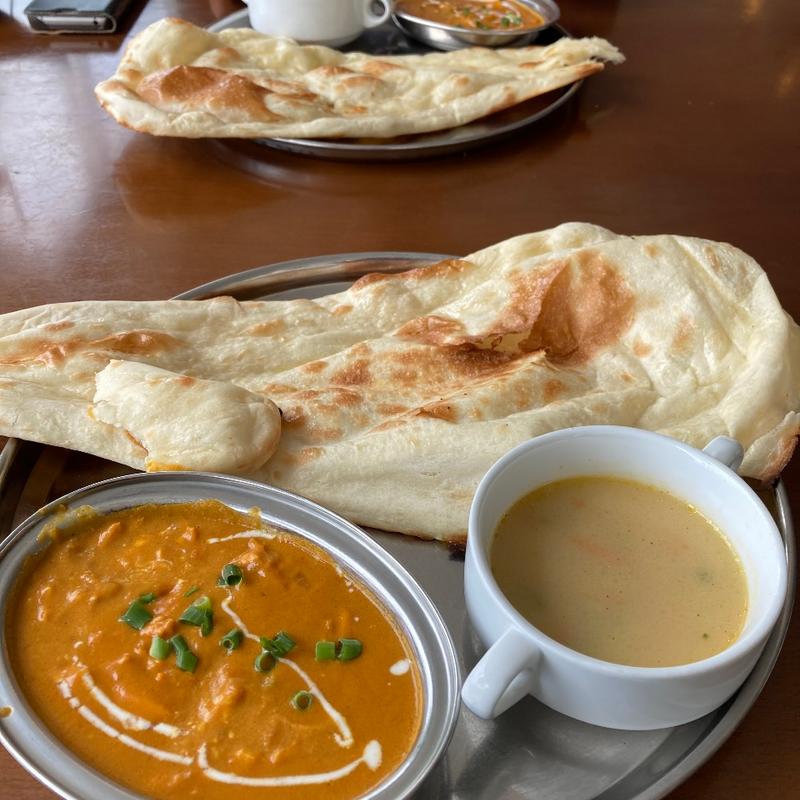 ランチセットA チキンバルタカレー&ナン(カスタマンダップ )