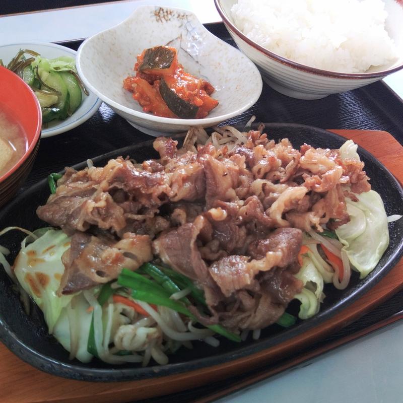 牛肉スタミナ焼き定食(横浜亭 )