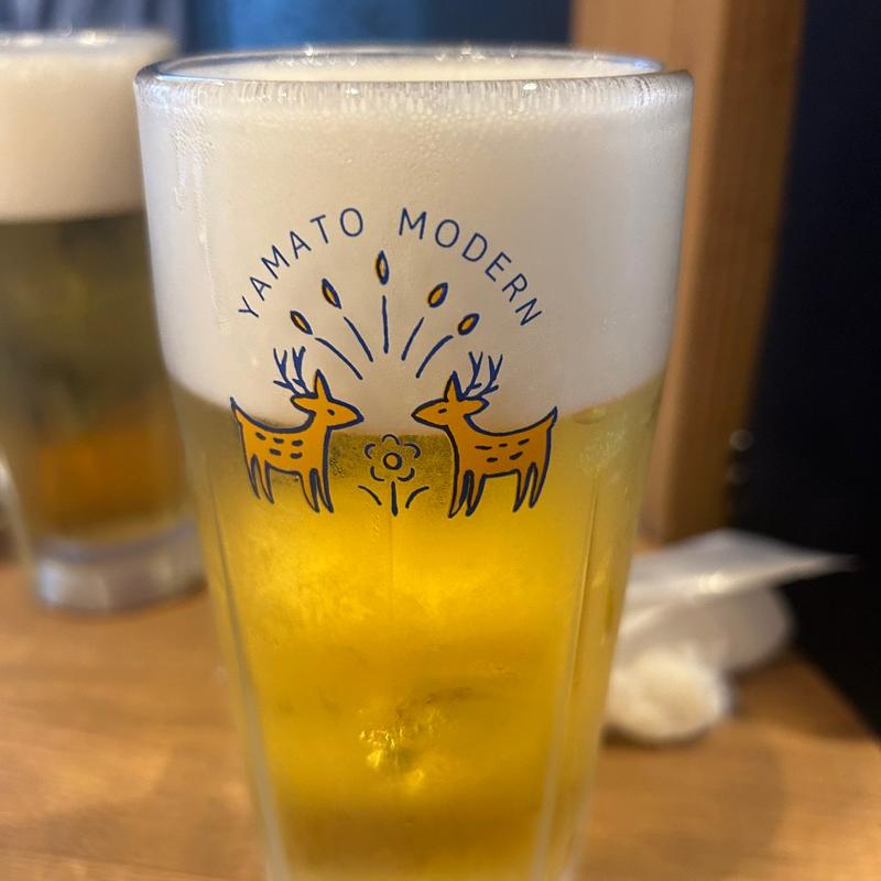 アサヒスーパードライ　中ジョッキ(ヤマトモダン)