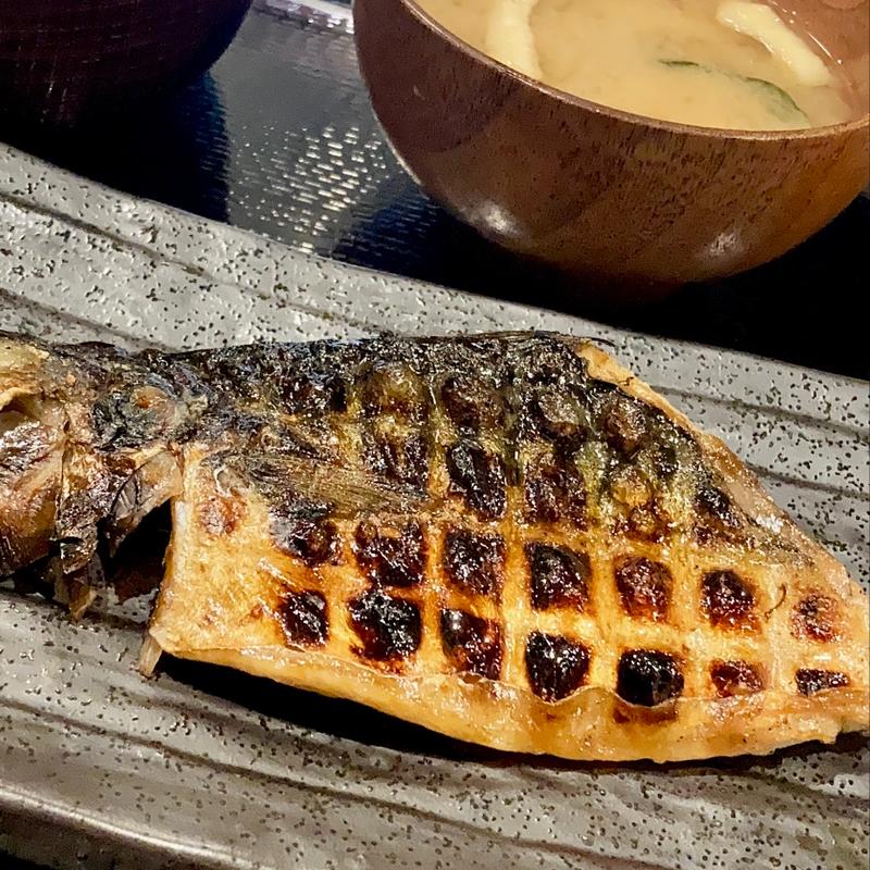 朝限定 さば文化干し定食(しんぱち食堂 なんば南海通り店)