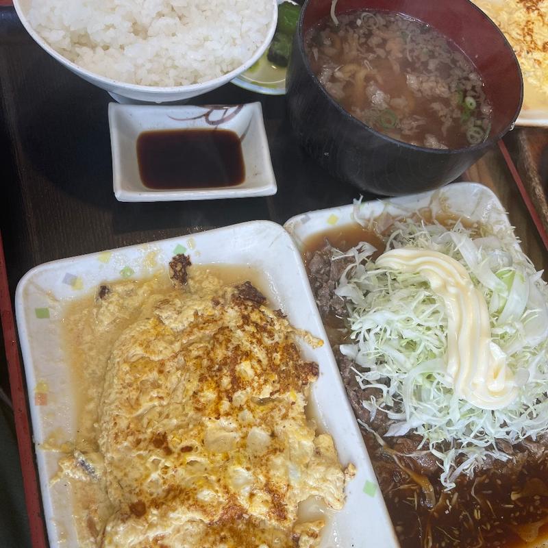 だし巻き豚しょうが定食(にしな)