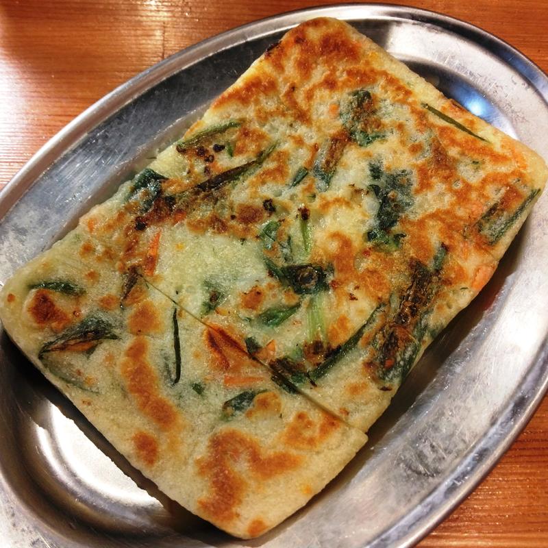 焼きチヂミ(焼肉 ホルモン たけ田  青葉通店)