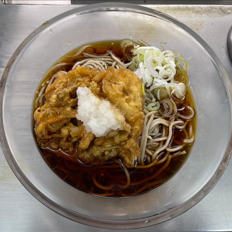 冷やし天ぷらそば(日栄軒 )
