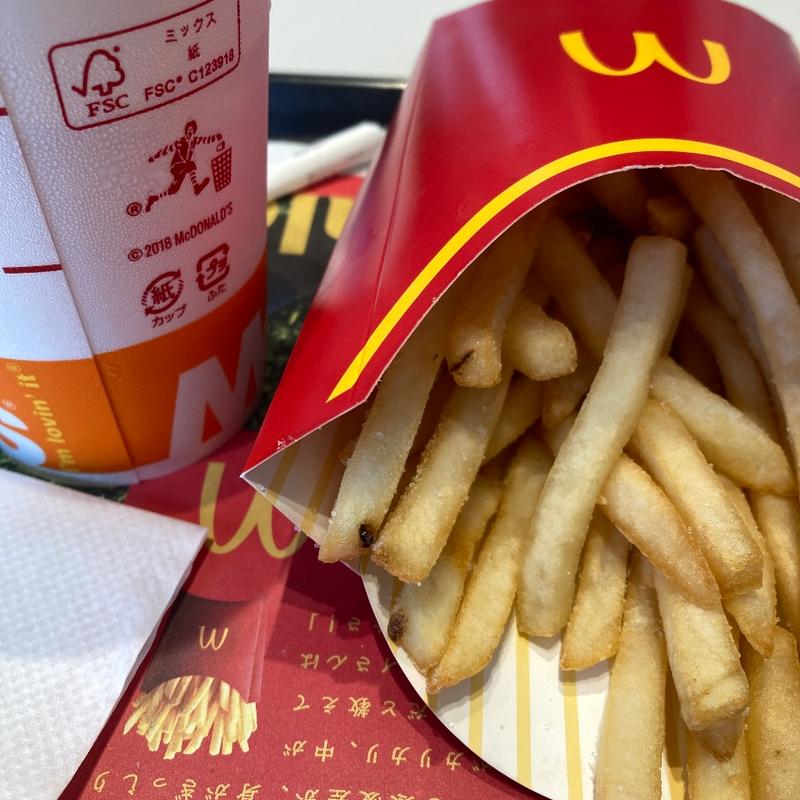 ポテトフライ&ジュースs(マクドナルド ２５０網干店)