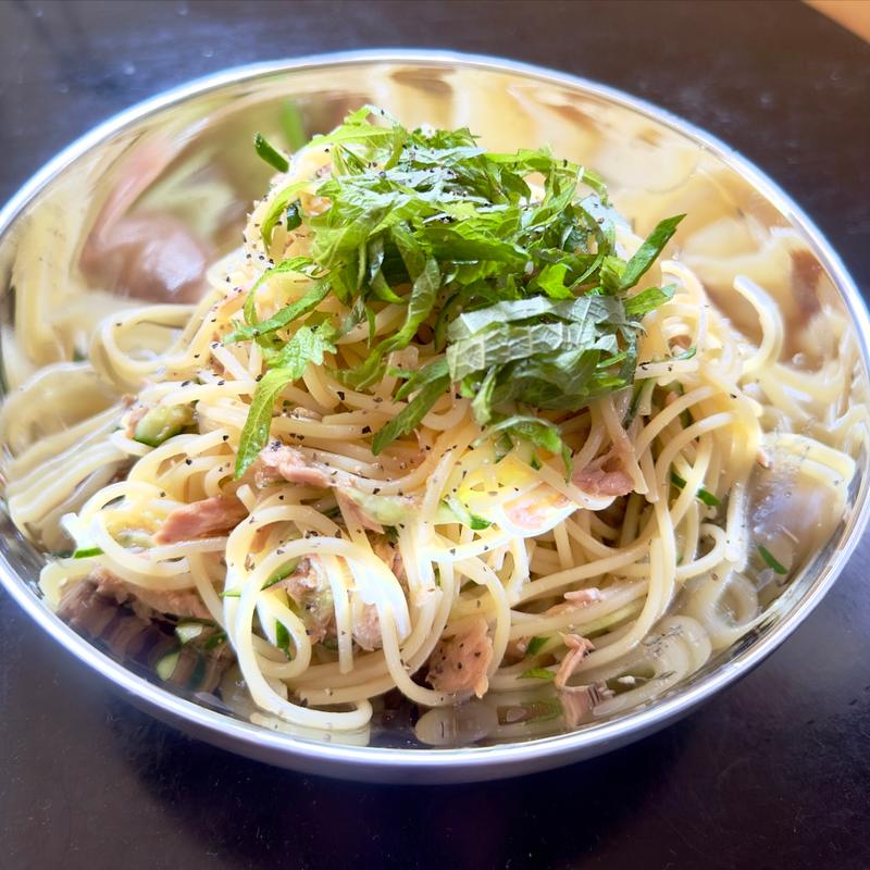 ツナと大葉の冷製パスタ(ベルクス 東墨田店)