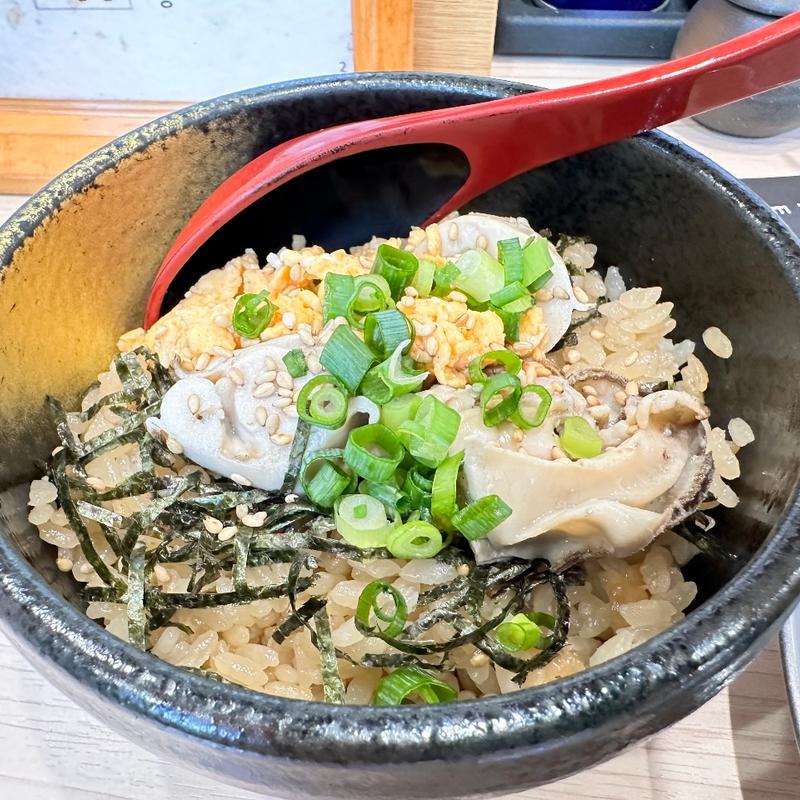 牡蠣飯(ラーメン専科 竹末食堂)