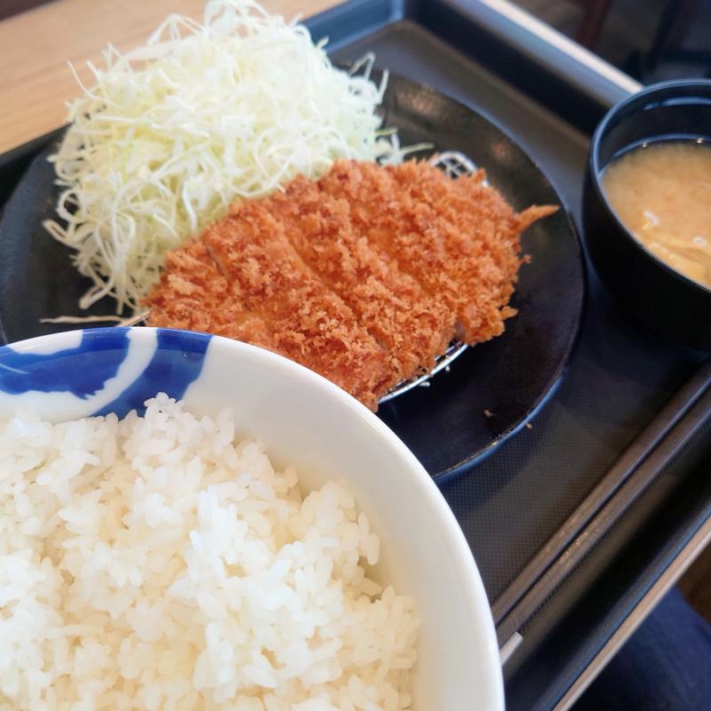 ロースカツ定食(松のや 山梨竜王店)
