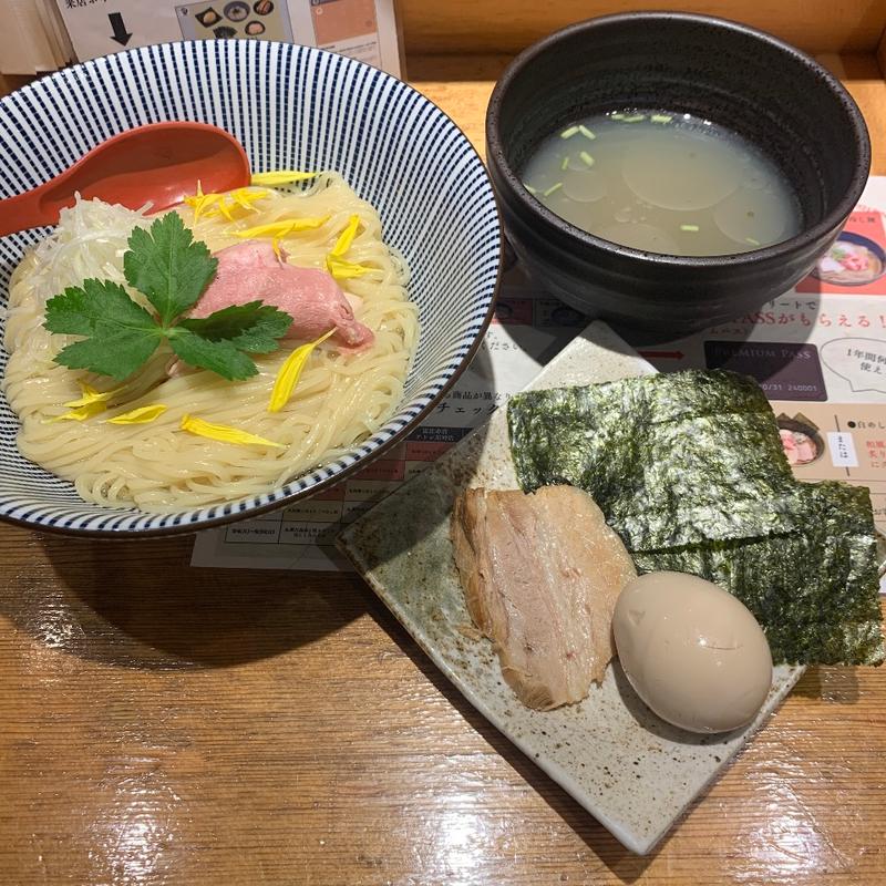 特製しじみと焼きあごのつけ麺(焼きあご塩らー麺 たかはし )