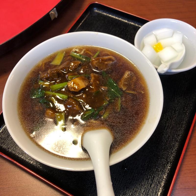 牛バラ肉ラーメン(福安楼)
