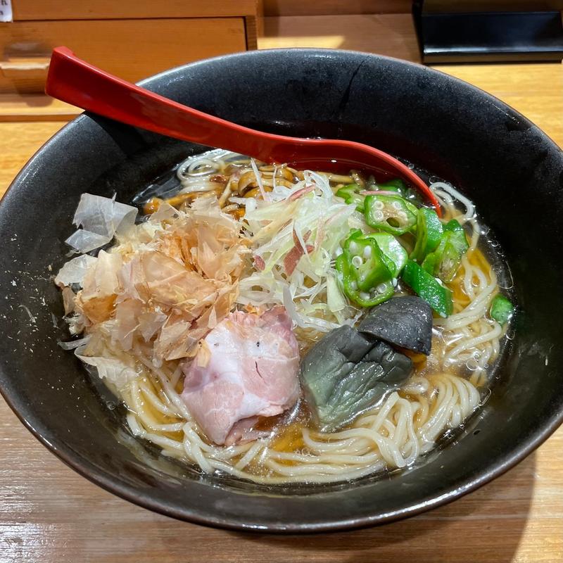 まぐろ節と焼きあごの冷しそば(焼きあご塩らー麺 たかはし 上野店 )