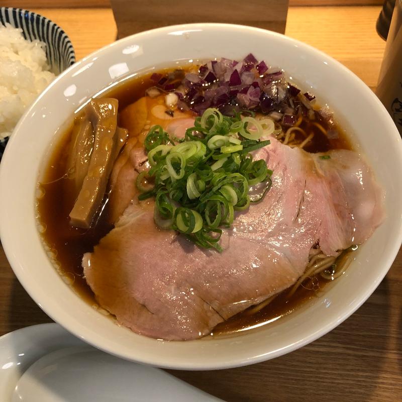 熟成醤油ラーメン(中華そば 雷杏 -RYAN- （ライアン）)