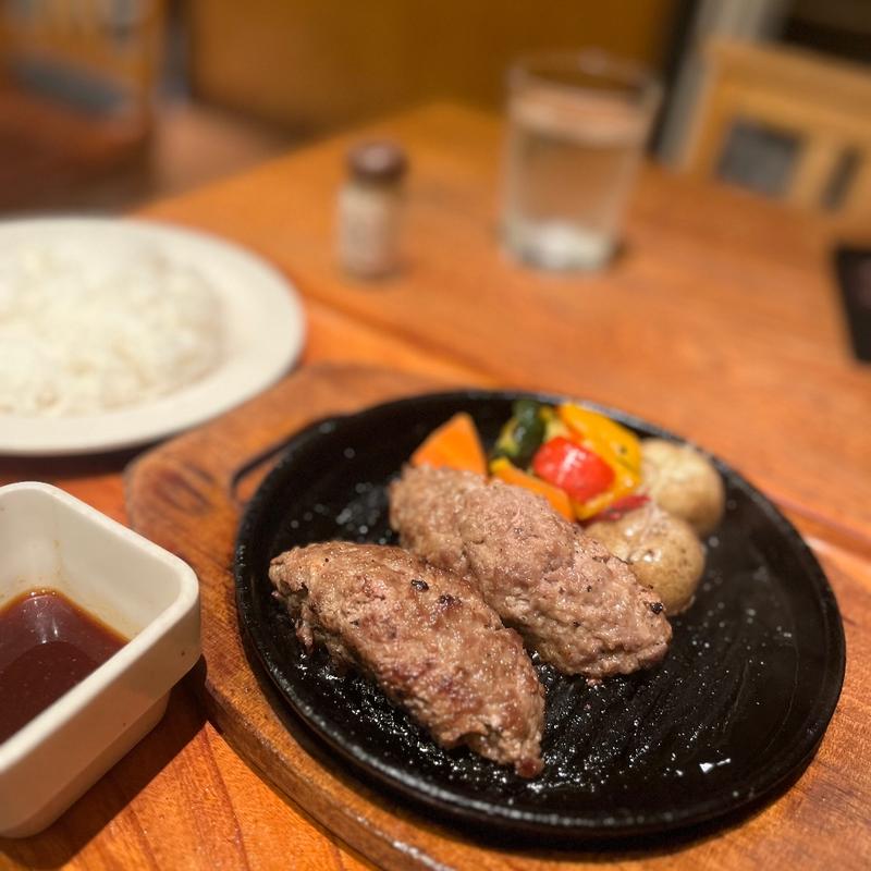 プレミアムハンバーグステーキランチセット<150g>(いしがまやハンバーグ 横浜ポルタ店)