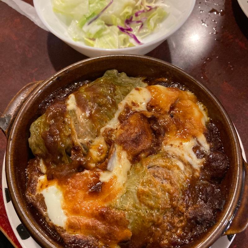 焼きロールキャベツ(焼きカレーの店　ストーン)