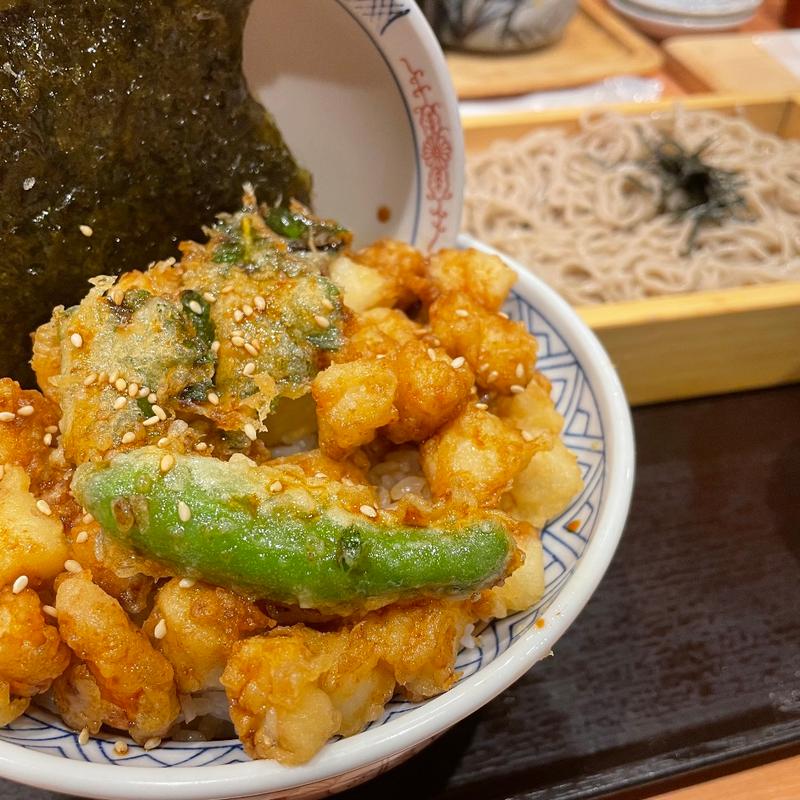 バラ天丼(江戸前天丼はま田 さいたま西大宮店)