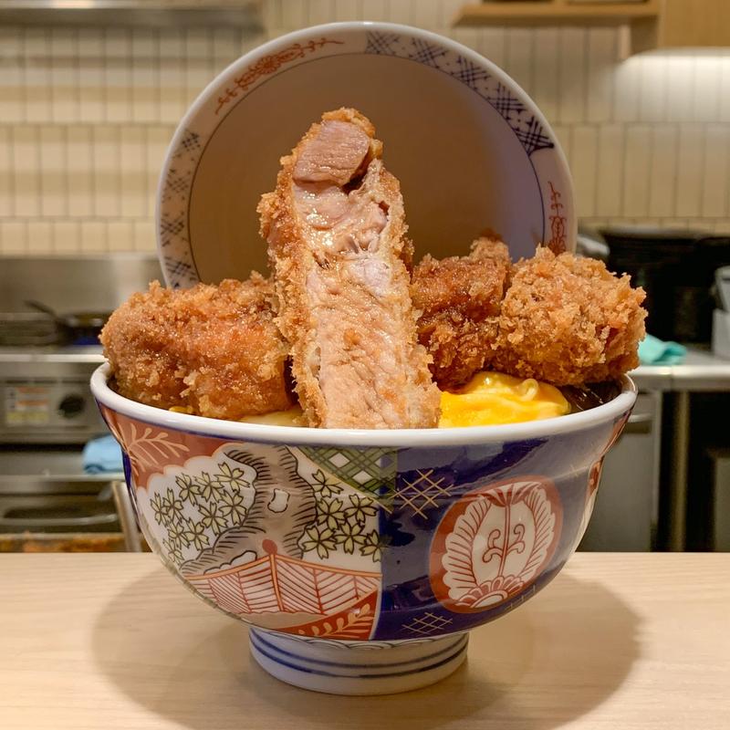 特上厚切 リブロース焼きかつ丼(熟成四元豚)(日本橋とんかつ 一 HAJIME 日本橋はなれ)