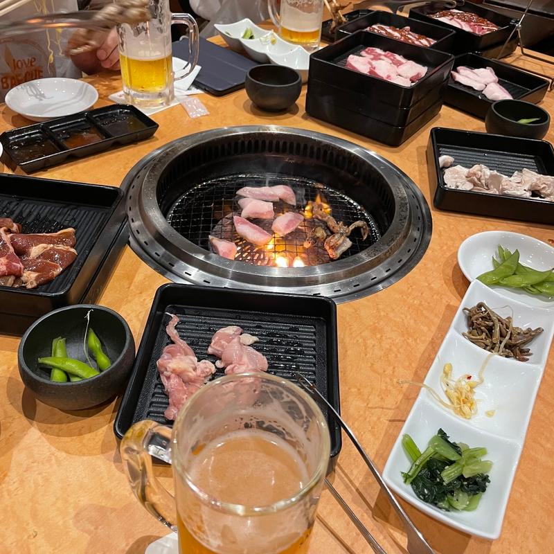 焼肉食べ飲み放題(浩養園 サッポロビール名古屋ビール園)