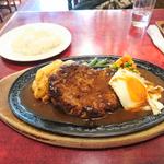 ジャンボハンバーグステーキ ライス