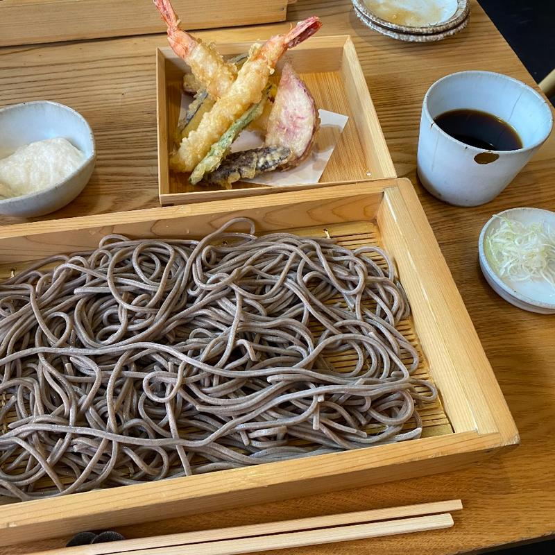 天ぷら蕎麦(山形蕎麦茶寮 月の山)