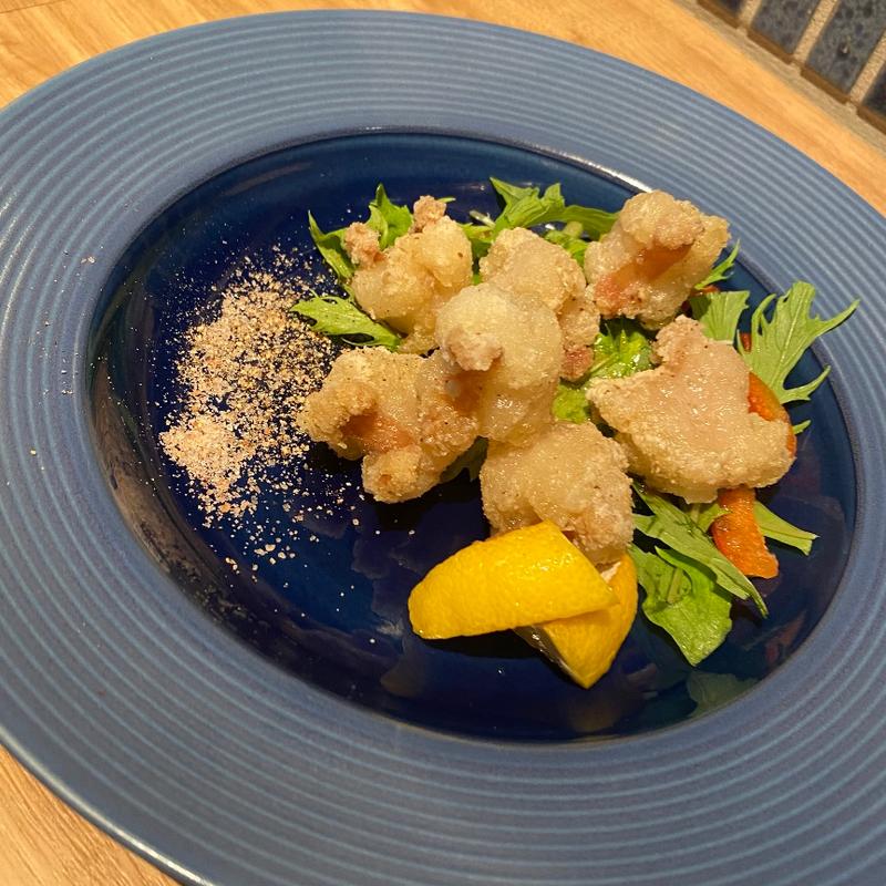 国産和牛もつのからあげ(鉄板バル 官兵衛 浜松町店)