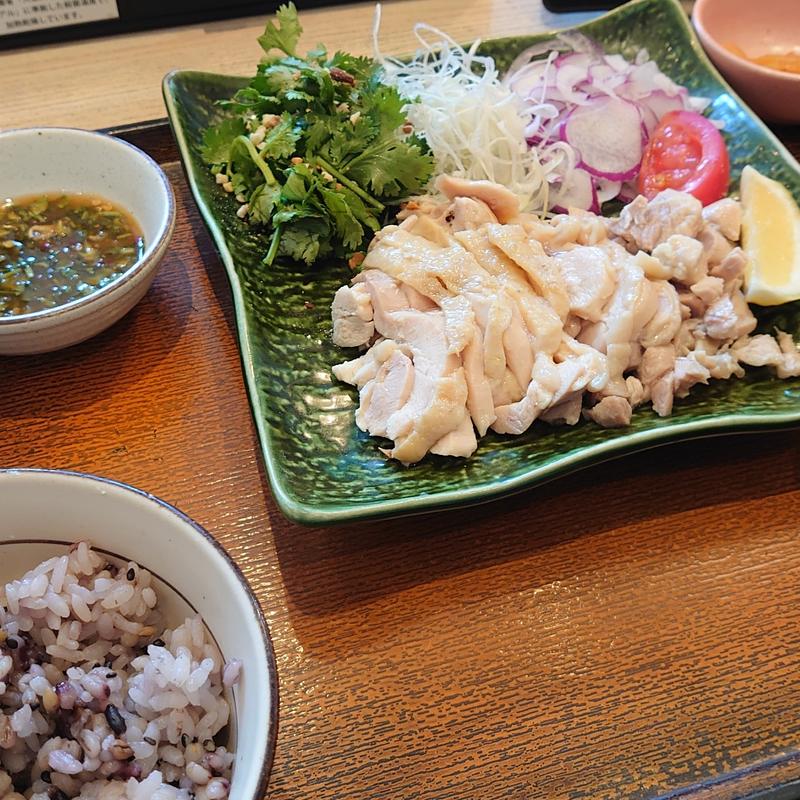 大戸屋風カオマンガイ定食(大戸屋ごはん処 阪急大井町ガーデン店)