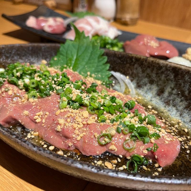 レバ刺し(あまや鳥)