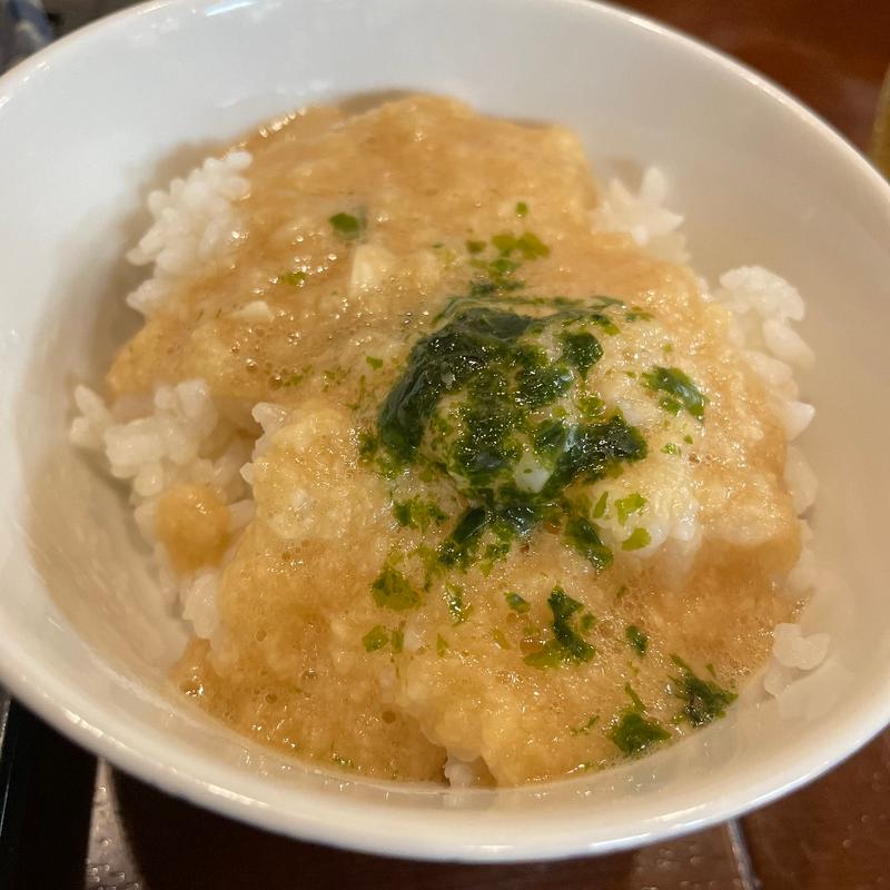 とろろご飯(手打ち蕎麦 太古福)