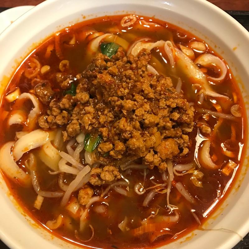麻辣刀削麺(四川料理 食為鮮 四谷店)