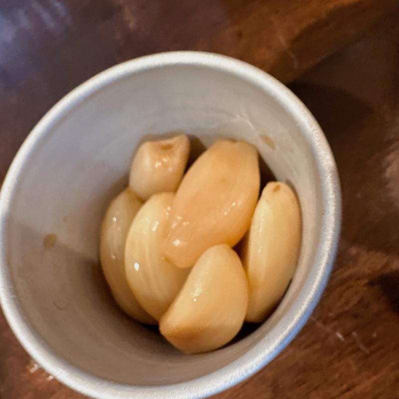 ニンニク漬け(麺屋まるいち)