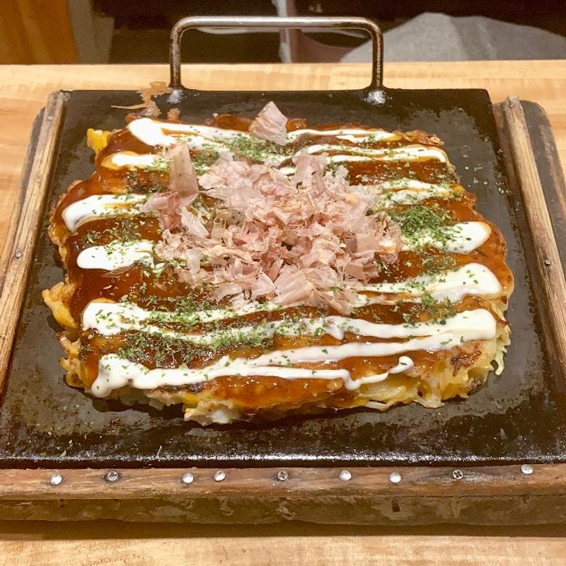 いか豚玉(お好み焼き 花)