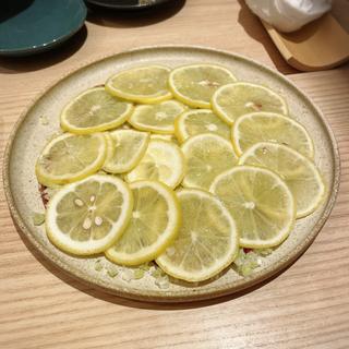 レモンねぎタン(肉やきとだしと博多うどん中目黒はし田)