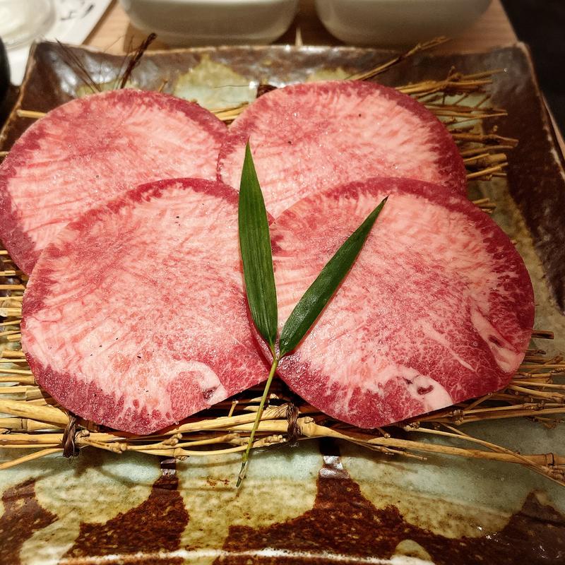 上タン(肉やきとだしと博多うどん中目黒はし田)