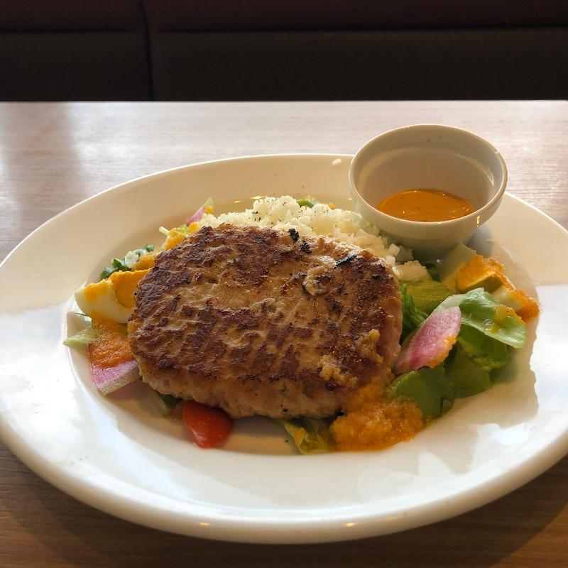 ゼロミートハンバーグのライスプレート(デニーズ我孫子つくし野店)