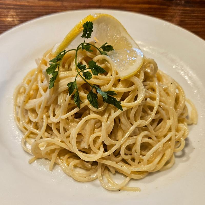 アンチョビレモンソースの冷製スパゲティ(ラ・タベルナ )